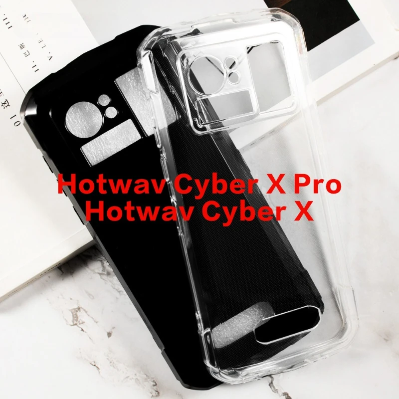 

Черный прозрачный чехол из ТПУ для телефона Hotwav Cyber X Pro, силиконовый мягкий чехол для HOTWAV CyberXPro XPro, защитная задняя крышка