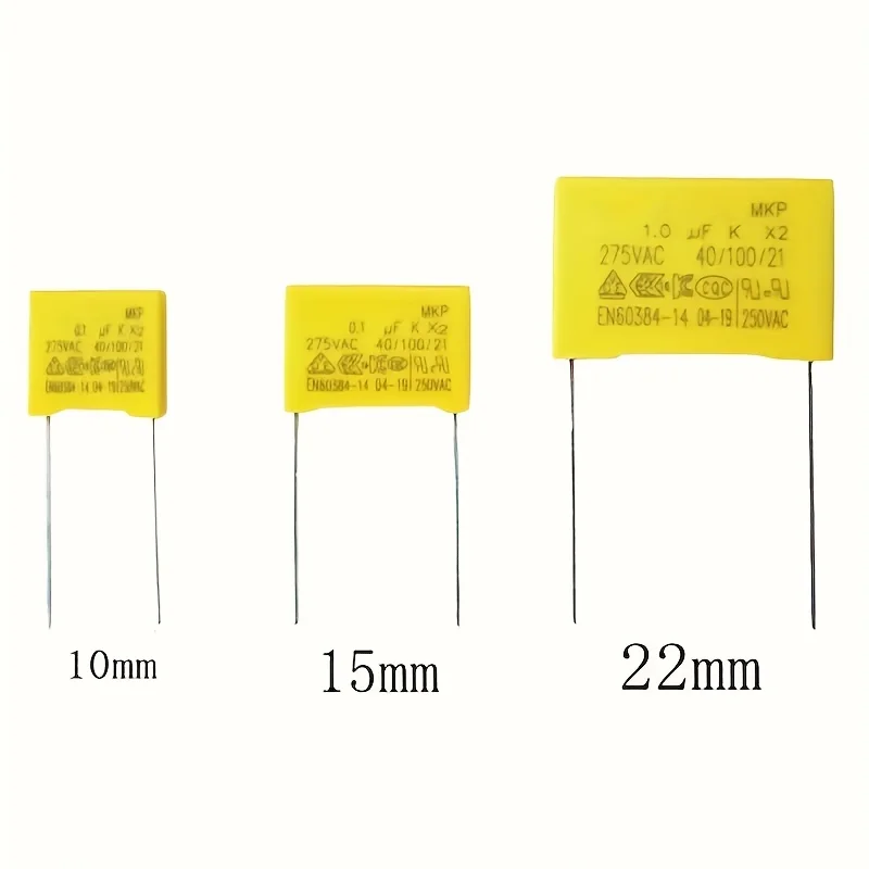 315PCS 21Values X2 Safety Capacitor 275VAC 102K-225K 1NF~2.2UF  223 104 105 225 474 684 102 103 473 334 333 Assorted Kit Box