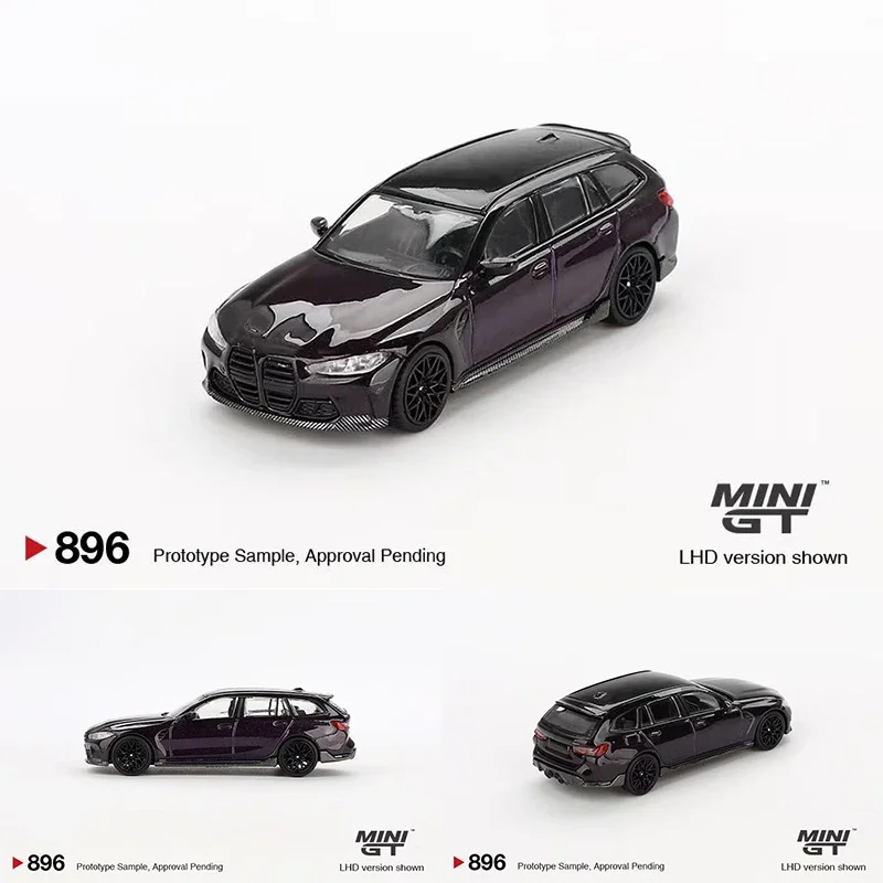 **PreSale** MINIGT 896 1:64 M3 G81 Touring Daytona Violet Diecast Model Collection Toys