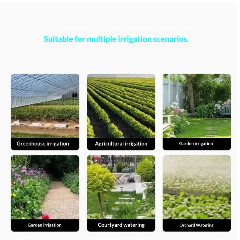 i DaringFish Garden Wireless 4G Solar Battery-Powered Solenoid Valve Irrigation Controller with One/Two Remote Pulse Watering