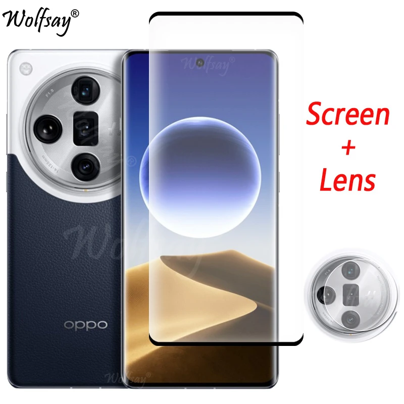 Full Cover Tempered Glass For Oppo Find X7 Ultra Screen Protector Oppo Find X7 Ultra Camera Glass For Oppo Find X7 Ultra Glass