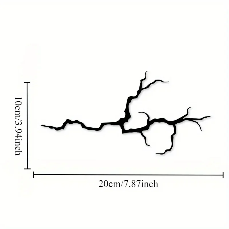 1PC Lightning Crack Vinyl Sticker Waterproof Durable Decal for Bicycle Styling Nice Holiday Gift