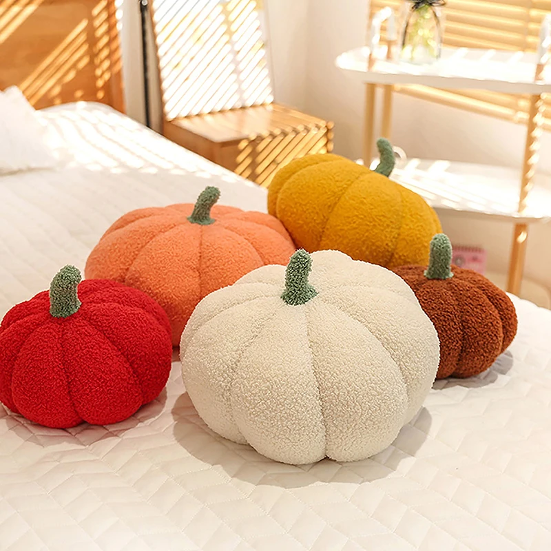 23cm di piccole dimensioni morbida zucca peluche bella pianta farcita decorazione camera da letto