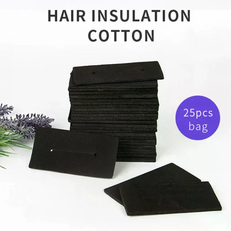 Digital Perm Special Insulation Cotton Pad For Hair Salon Heat Resistant Thermal Pads Scald Accessor Hair Perming Strips 25Pcs