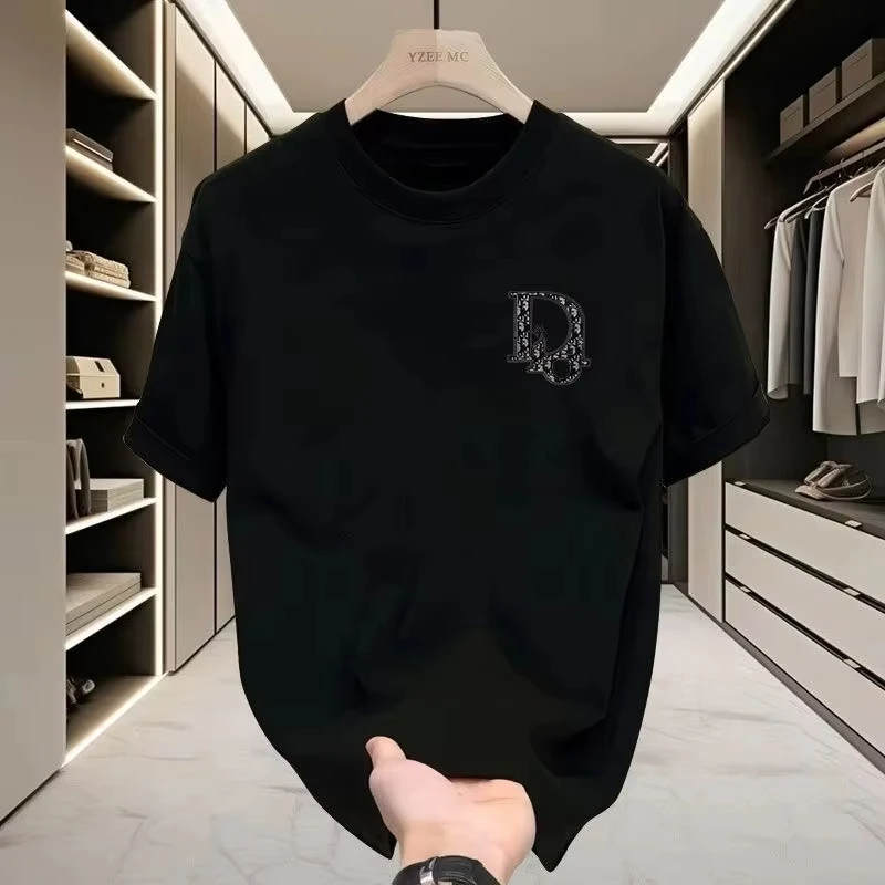 2026 Short-sleeved Men and Women The Same Summer New Fashion Brand Casual Loose Ins All Round Collar T-shirt Waste Earth Style