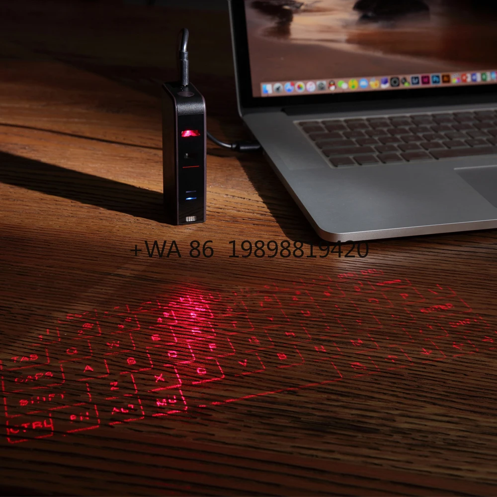 

Factory Cheap Price Mouse Function Mobile Infrared Virtual Projector Keyboard for Laptop
