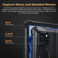 Oukitel RT3 PRO 5150mAh Battery 16GB+128GB 8"HD Display 13.9mm Ultra-Slim Profile IP68 &IP69K & MIL-STD-810H 4
