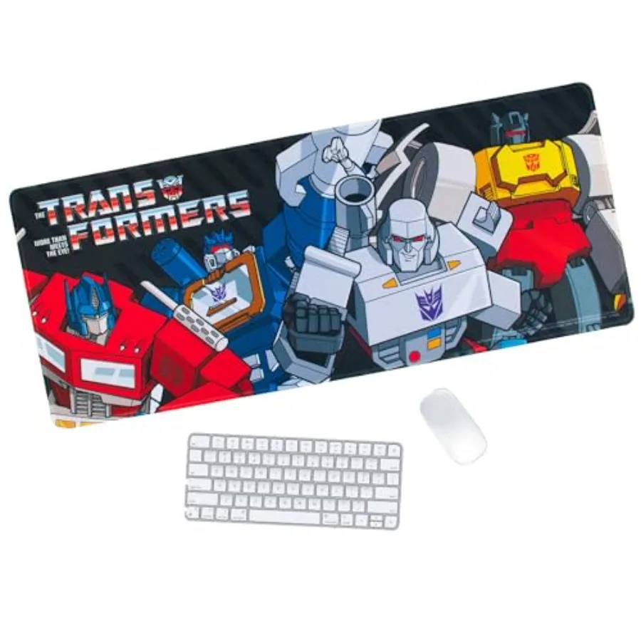 Transformers Jumbo Desk Mat - Large Rubber Gaming and Work Desk Pad 70 x 30 Centimetres