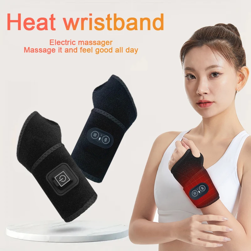 Electric Heating Wrist Massager Brace Breathable USB Hand Massager Wrist Joint Hand Wrist Protection Heating Bracer Heath Care