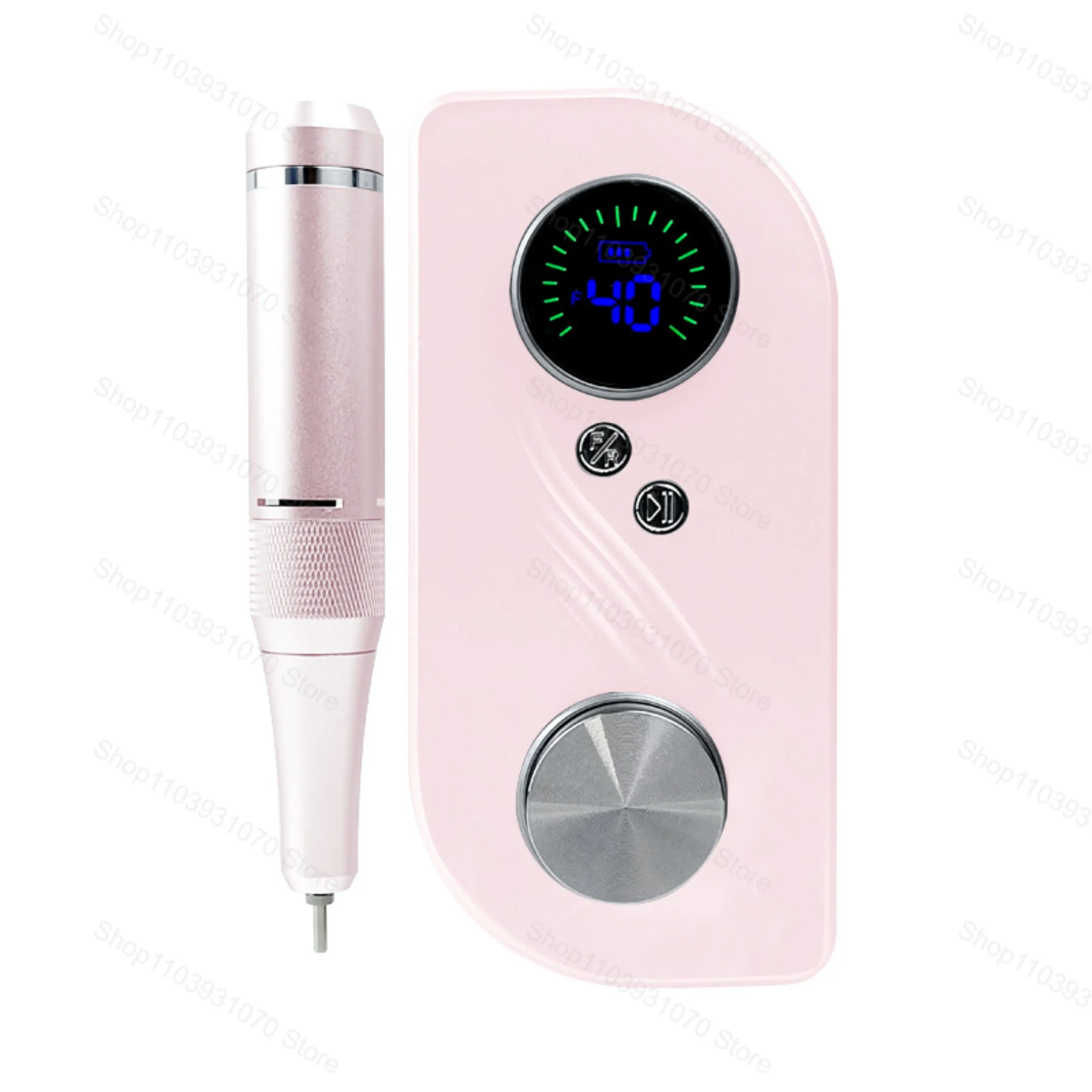 New Rechargeable Electric Nail Drill Machine 40000RPM HD Display Portable Electric Nail Sander for For Professional Nail Salon