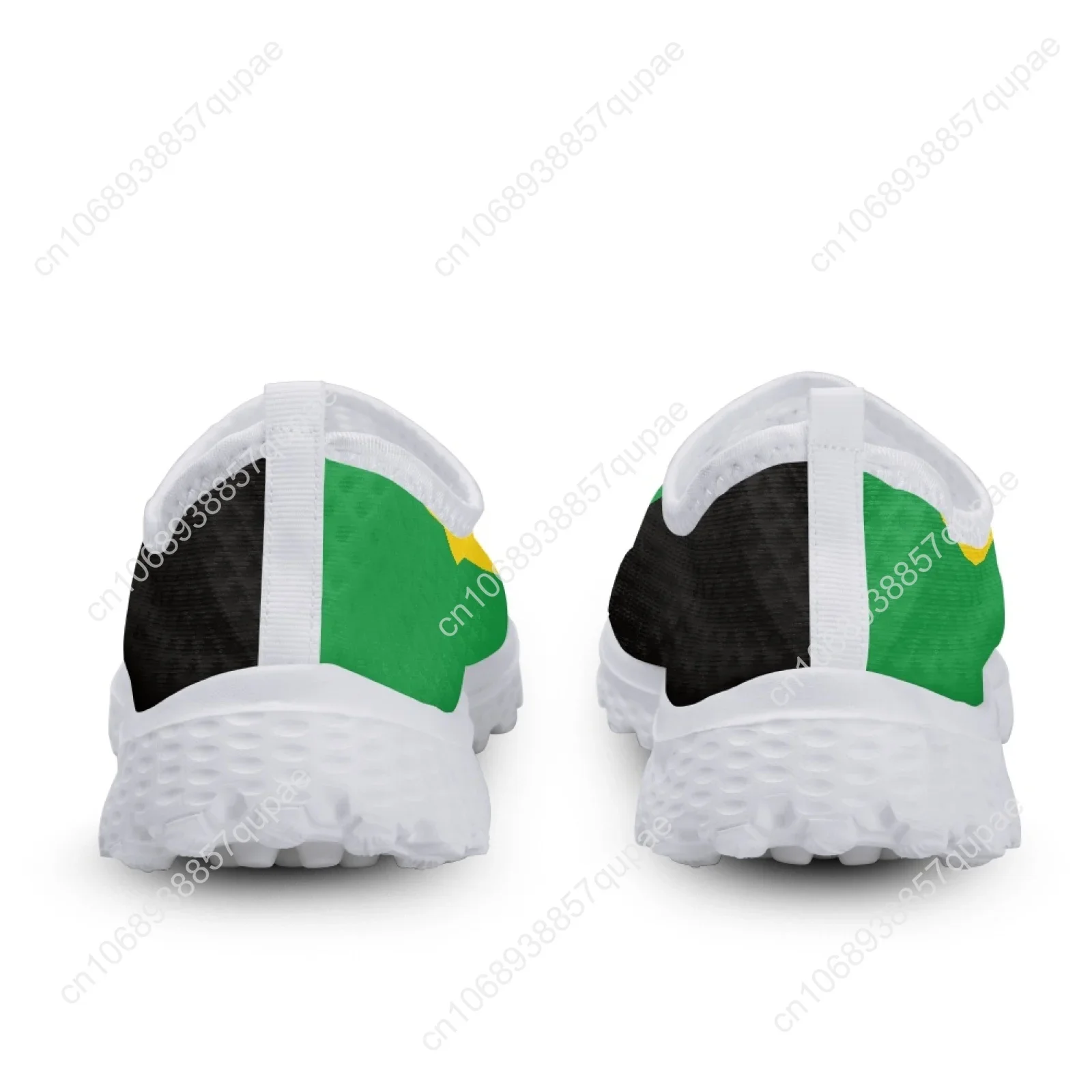 Fashion Jamaica Printed Mesh High Quality Sneakers Women Men Teenager Casual Fashion Custom Made Tennis Flat Couple Shoes