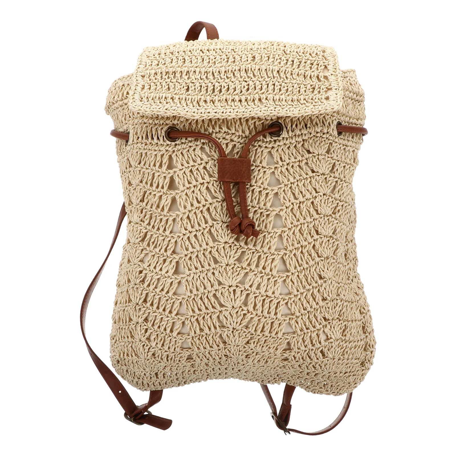 Straw Bag Handbag Beach Bags Women's Party Tote Ladies Backpack for Summer Fashion Miss