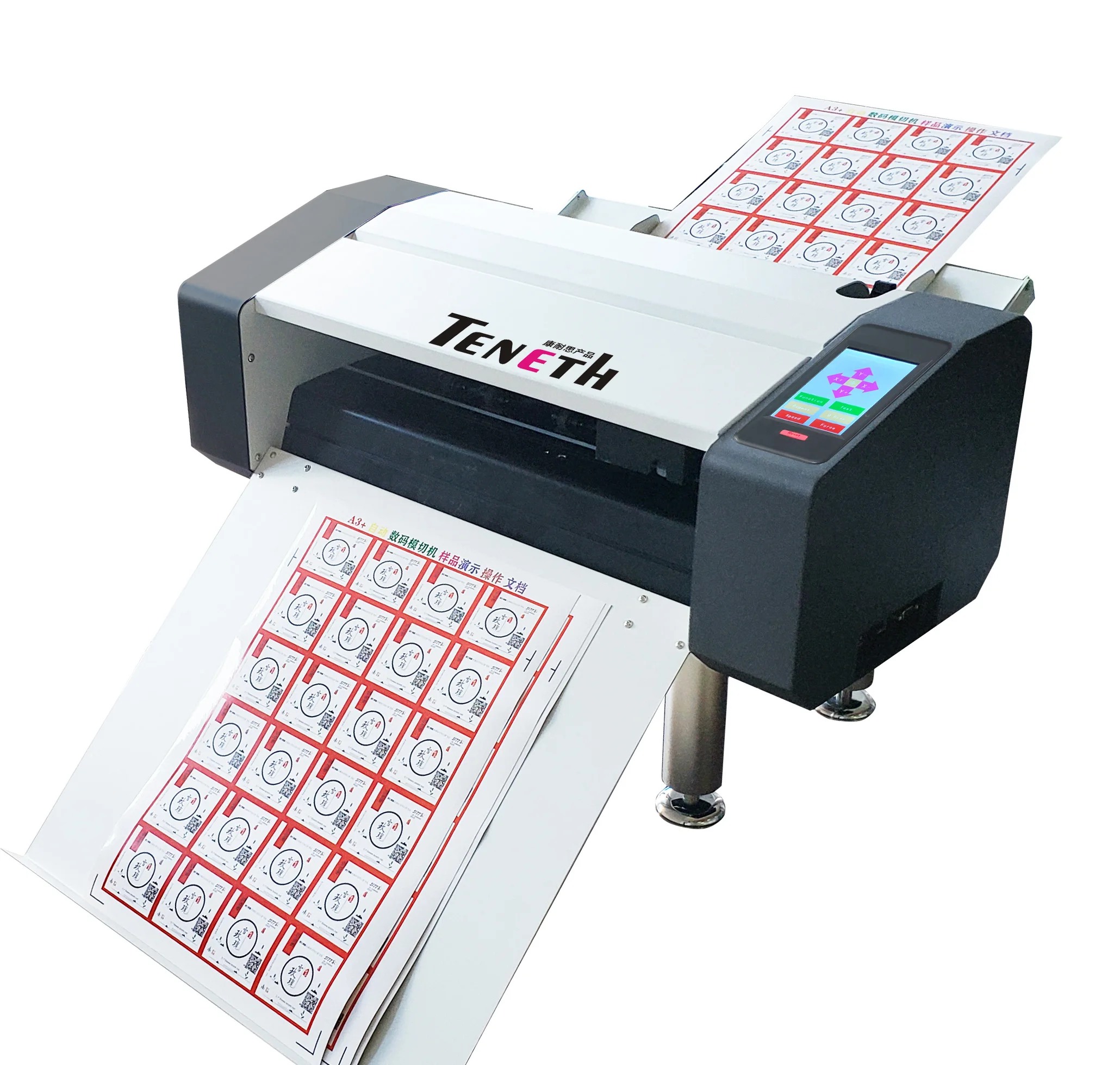Step Motor Sample Maker Auto Contour Auto Feeding Sheet Label Cutter