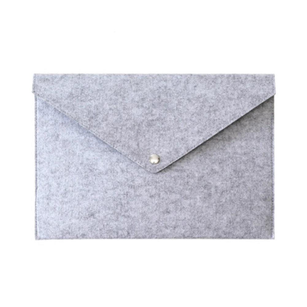 

A3 Felt Tablet Sleeve Bag Large Capacity Layered Storage Soft Inner Graphic Drawing Tablet Carrying Case for Travelling Office