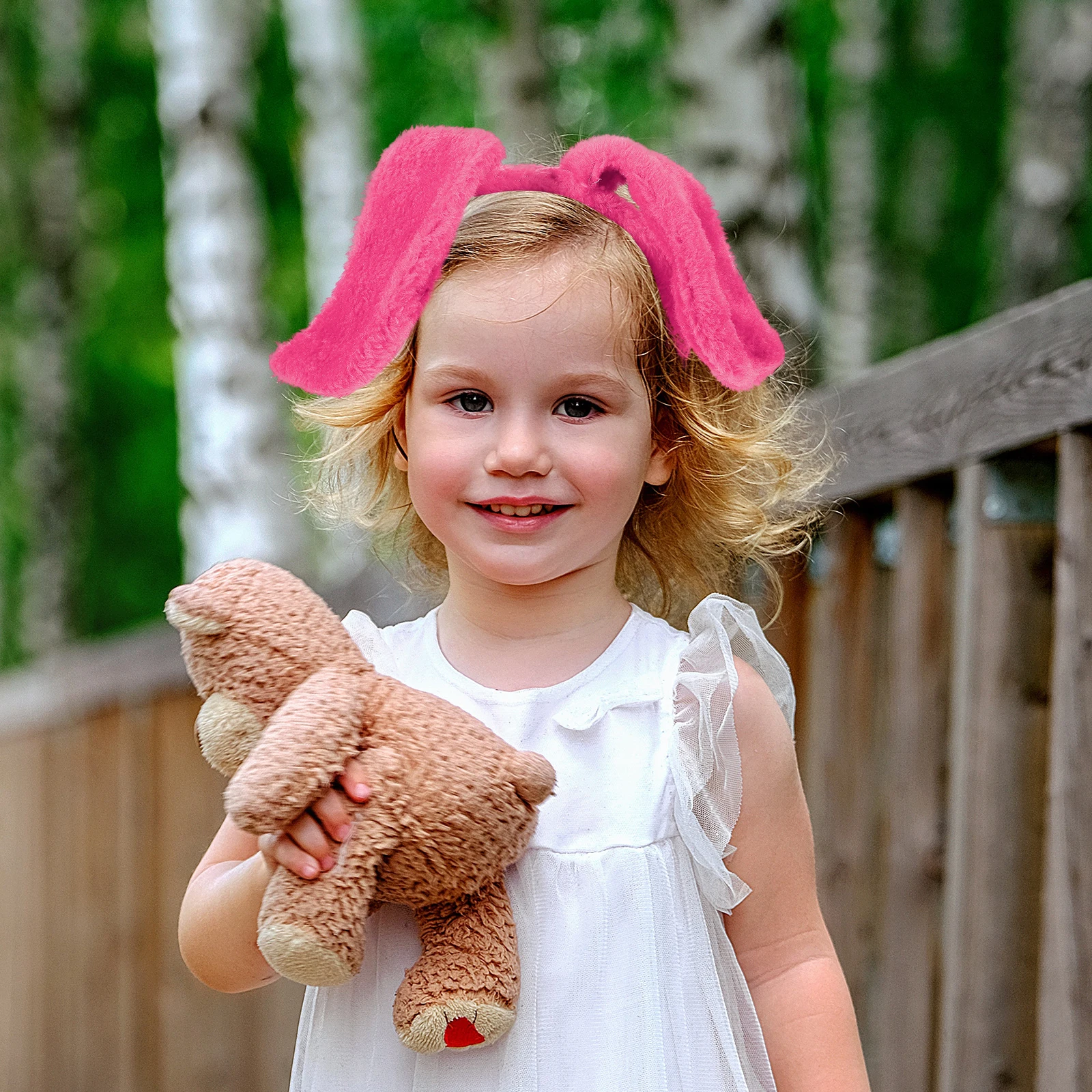 

Dog Ear Headband Cosplay Animal Ears Zoo Animals Scarf Mouse Hair Bands Cloth Adult