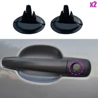 2Pcs For Renault Duster Sandero Stepway Logan MCV Door Rear Tailgate Trunk Key Hole Cap Plug Cover Clip Dustproof Rustproof New
