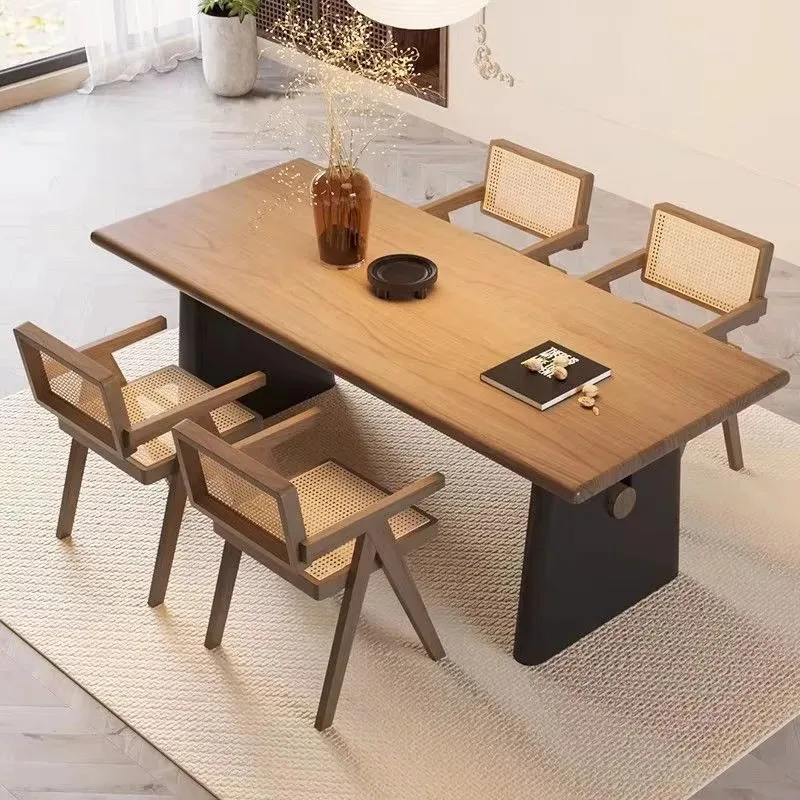 Eating Wood Dining Tables Square Luxury Luxury Round Dining Tables Modern Space Saving Tavolo Da Pranzo Furniture For Apartments