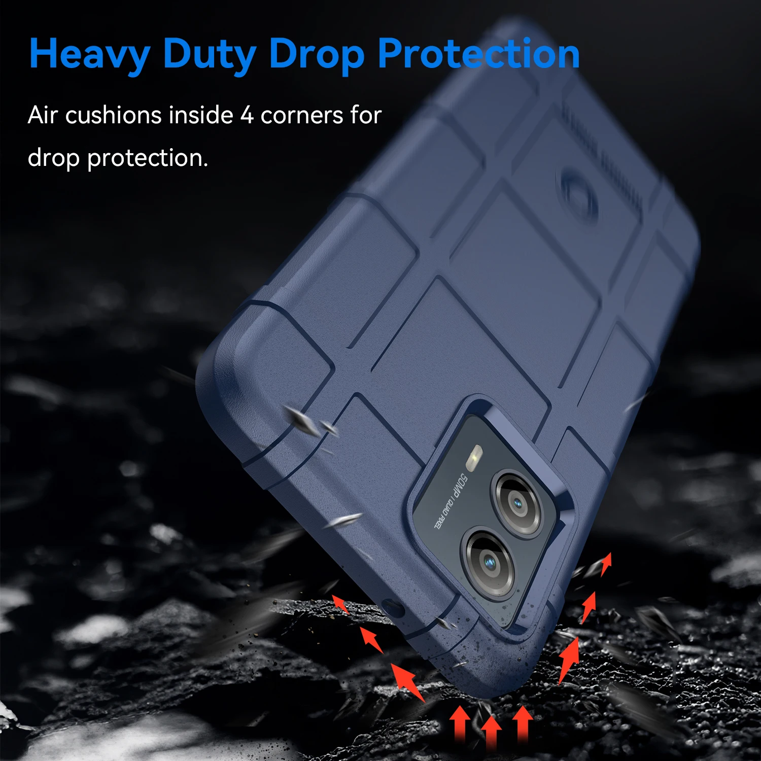 ISOI Cover Trasparente Per Motorola Moto G73 5G - Custodia Morbida In TPU Con Airbag Antiurto - 4