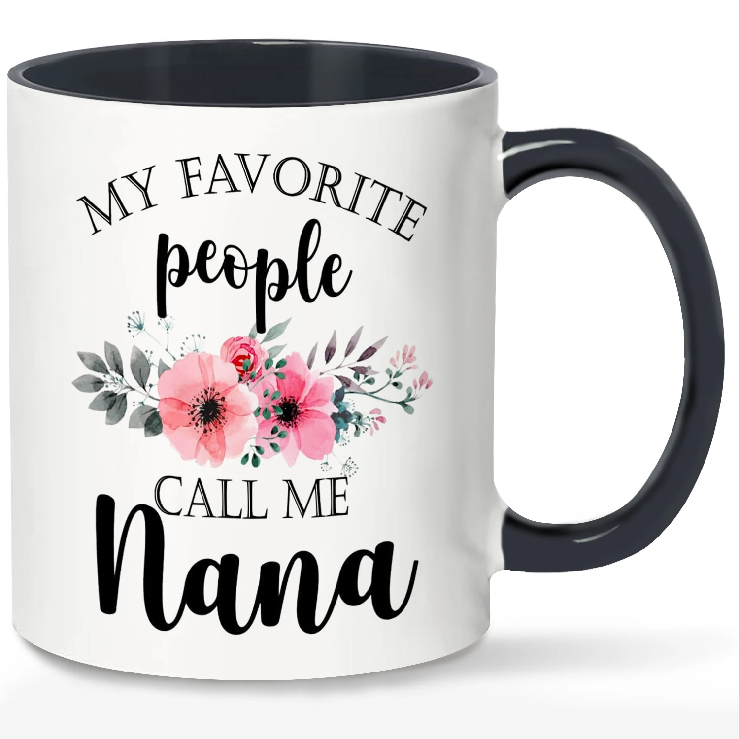 Canecas de café com minhas pessoas favoritas, presentes Nana, vovó presentes de aniversário, Call Me, Grammy, 11oz, 1pc