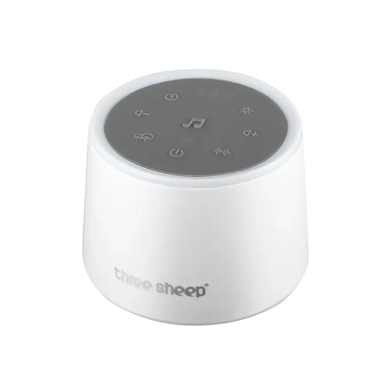 USB White Noise Machine for Baby Sleep Aid Soothing Sound Relaxing Music Device Portable Night Light for Nursery Room Decor