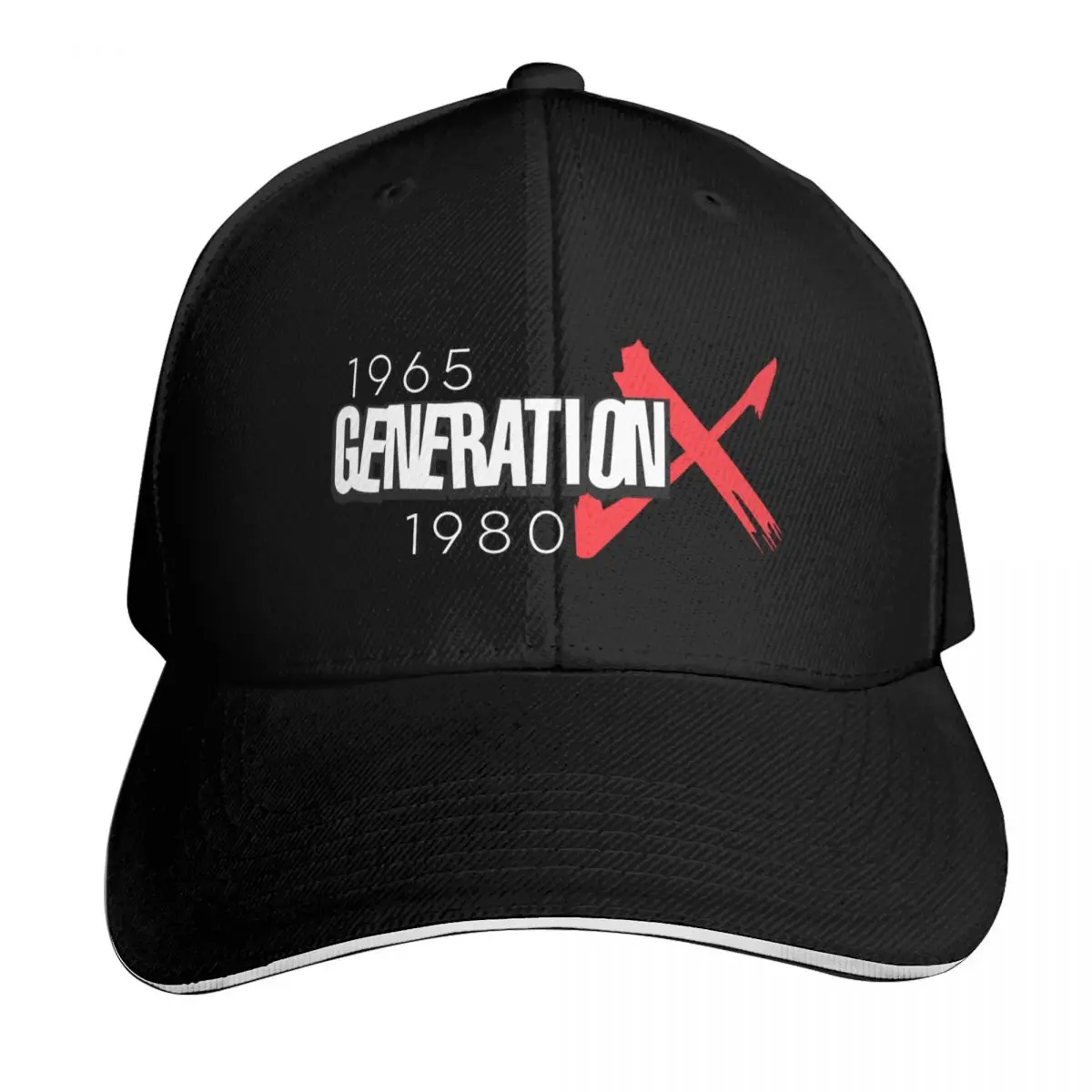 1965 to 1980 Generation X Baseball Cap Low Profile Unstructured Unisex for Men Women Outdoor Golf Running Hiking
