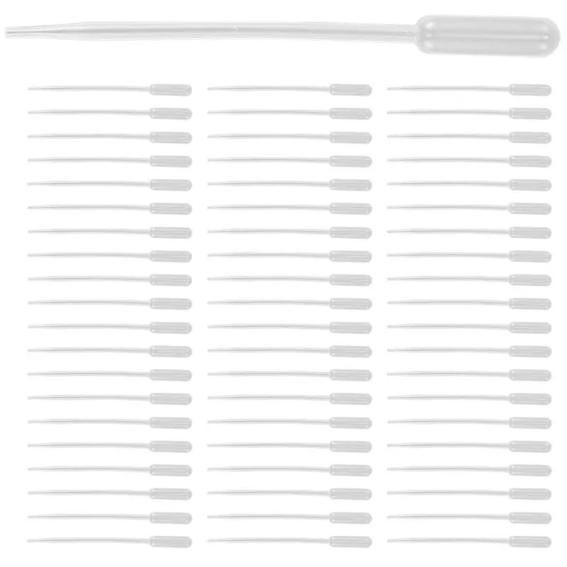 TFTP-1000PCS Graduated Pipettes Dropper Polyethylene (0.5Ml)