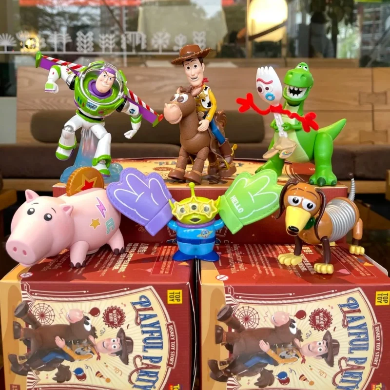 

Новая оригинальная серия игрушек Диснея, игривая вечеринка, слепая коробка, милая коллекционная аниме-фигурка, коробка-сюрприз, кукла, игрушка в подарок для фанатов