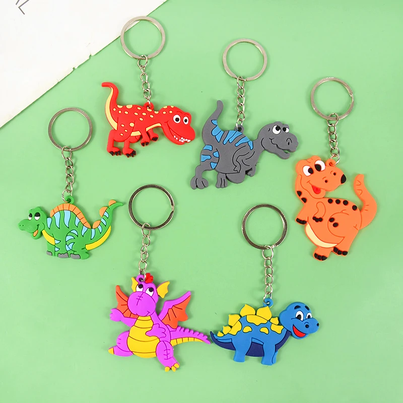 6pcs Dinosaur Silicone Bracelet Wristband Kids Favor Dino Toys Jurassic Theme Birthday Party Gift Decoration Baby Shower Supplie