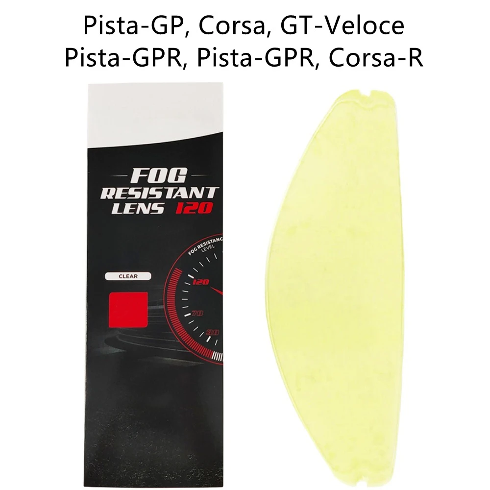 Pista GPR Anti Fog Film for AGV Pista GPR Pista GPRR CORSA R RACE3 Motorcycle Helmet Visor Anti Fog Insert