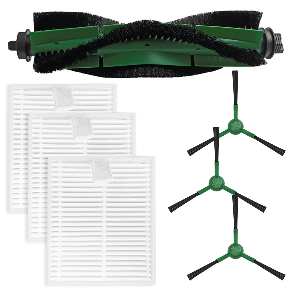 อะไหล่สำหรับ Roomba สำหรับ Essential สำหรับ Y0140 Y0110 Y0112 Q0120เครื่องดูดฝุ่นแปรงกรองชุดตัวกรองแปรงปัดด้านข้าง