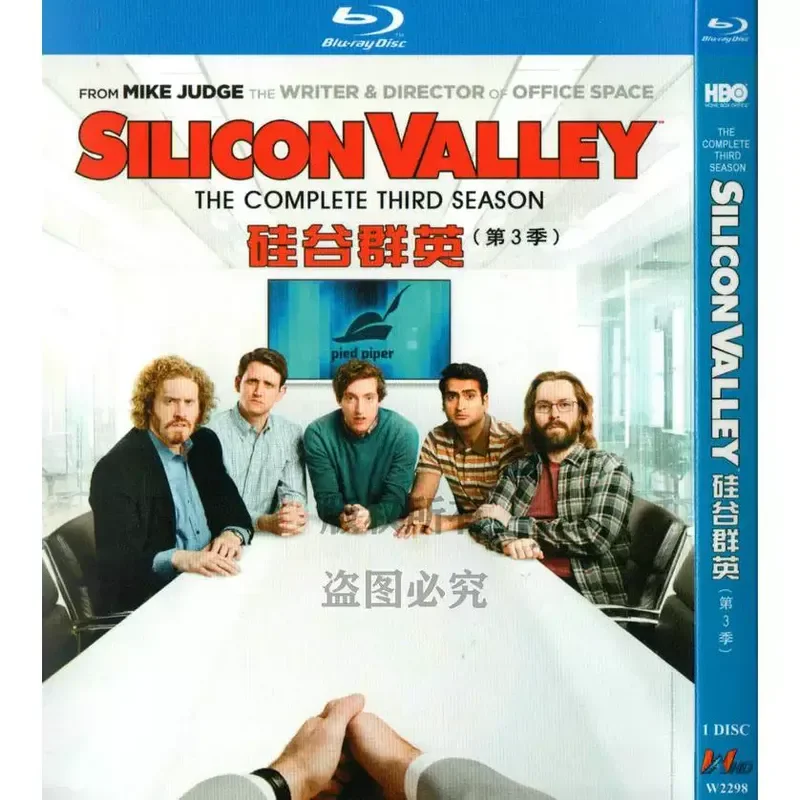 American Comedy TV Series Silicon Valley Heroes Season 1 to 6 Blu-ray BD High Definition 8 Discs