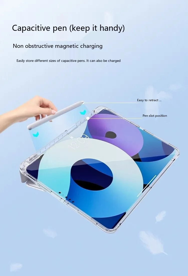 Für Honor Pad 12,3 12,1 11,5 11 Zoll Acryl 9+N Mehrwinkel-Stoßfeste Standhülle mit Schlaf-/Aufwachfunktion – Detail 14