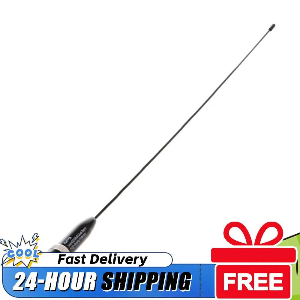 

Двухдиапазонная антенна RH771S VHF/UHF, ультратонкая, 144/430 МГц, аксессуары для радиостанций Icom IC-V8, IC-V80, Kenwood TK100