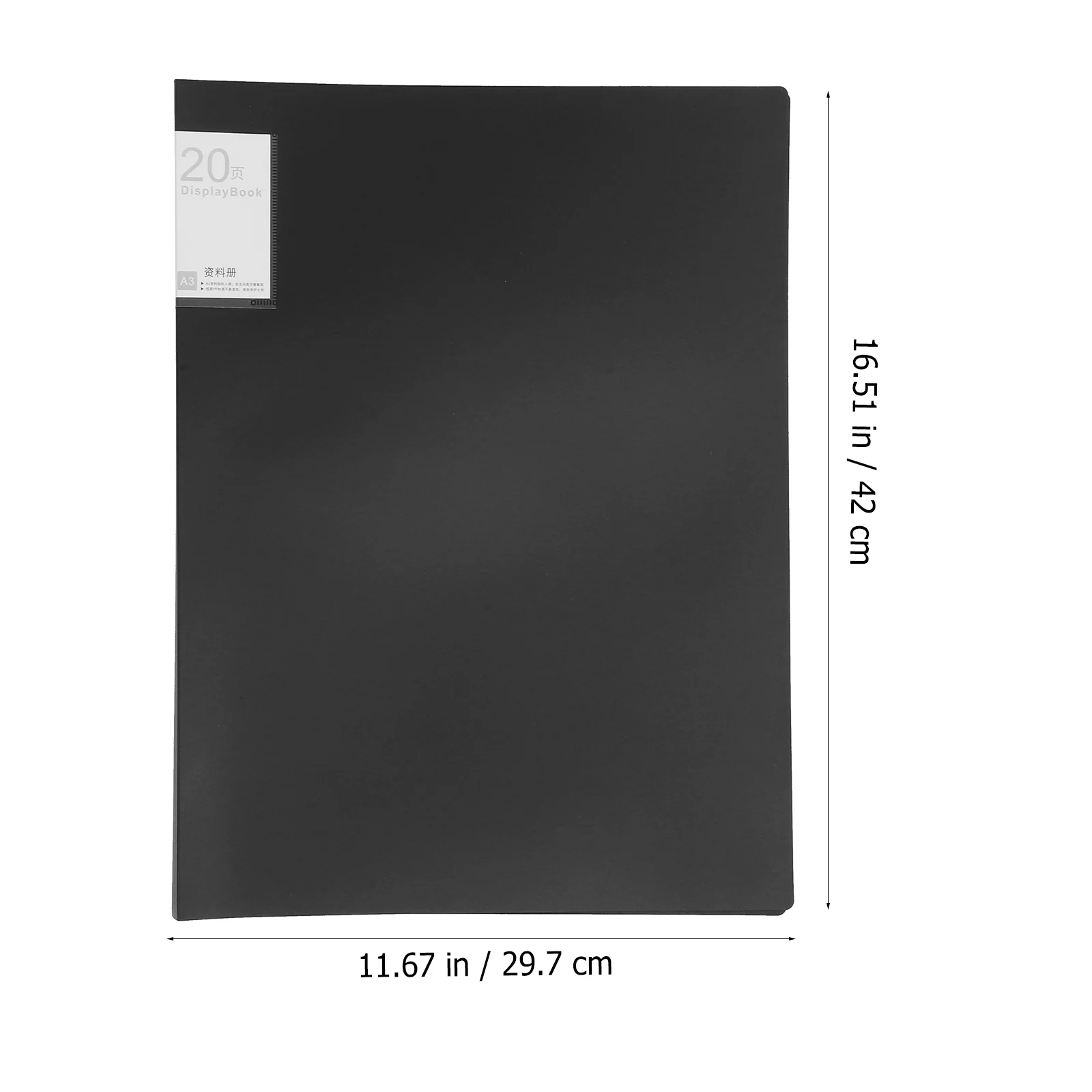 Prático Display Folder File Organizer, Office File Folder, páginas de livro, Multi-Use Container