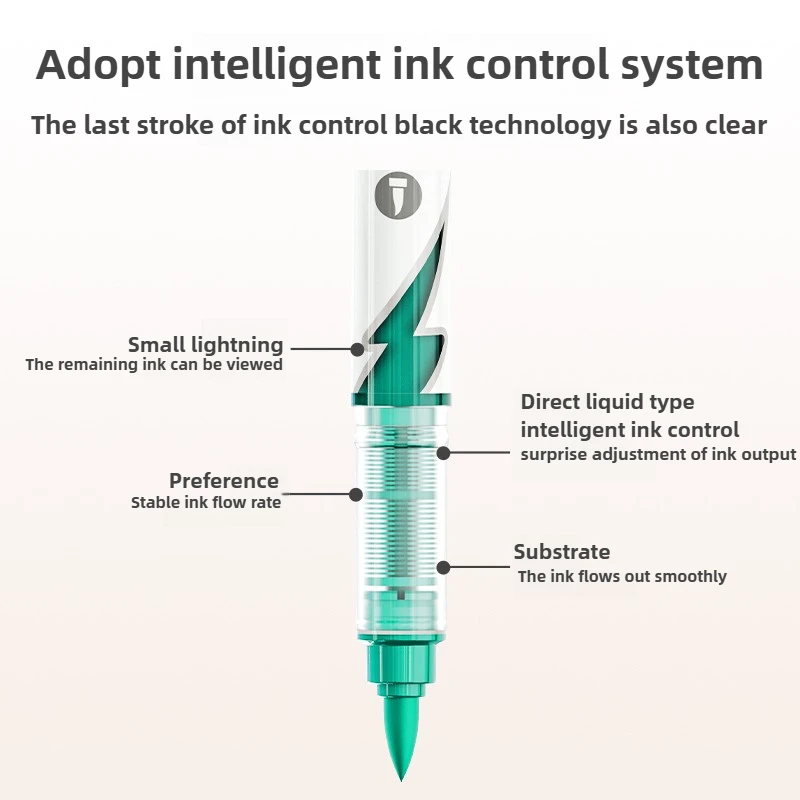 LANGUO 60/24 Colors Lightning Liquid Acrylic Markers Soft Tip Layerable for DIY Smart Ink Control Art School Supplies Stationery