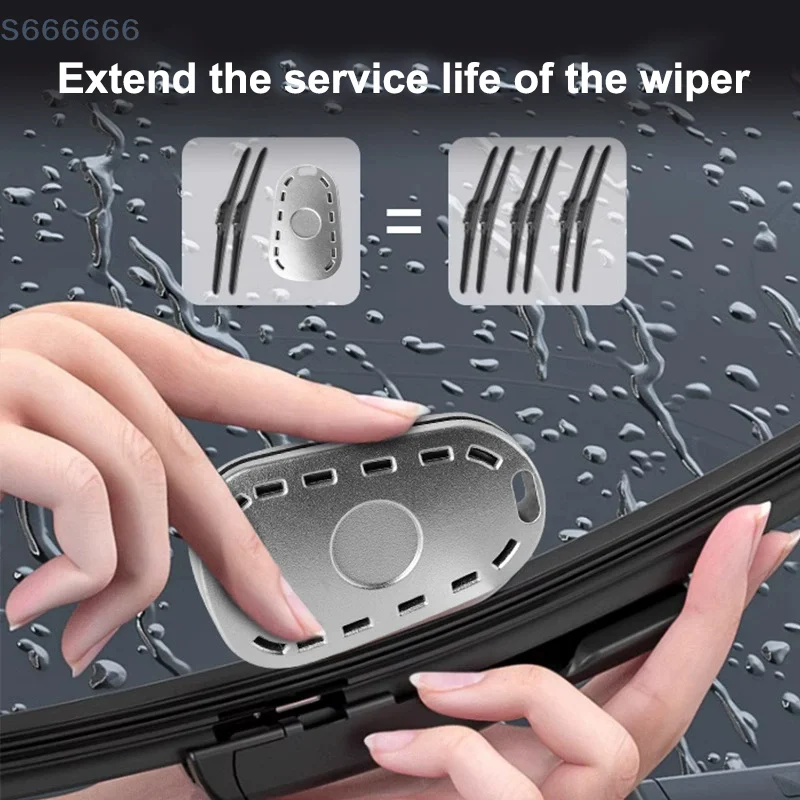 

Multi-function Wiper Repair Tool Car Windshield Repair Remove Scratches Smoothing Rubber Blade Cleaning Car Care Accessory