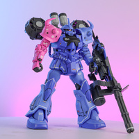 Star B3 Flying Tiger Real Front Color Hg 1/144 Gouf Flight Type Flower Arm Assembly Model Kit Action Figures Ornament Toys Gifts