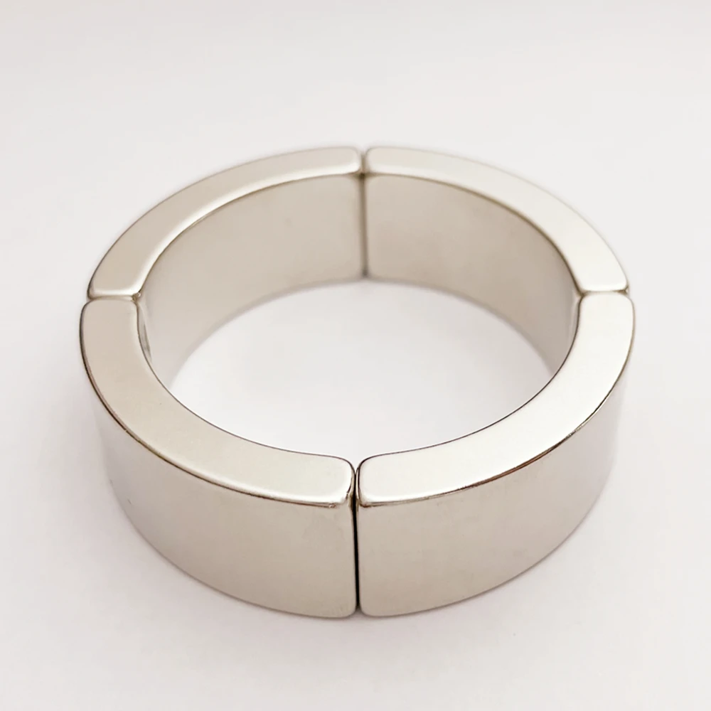 

4Pcs Bent Neodymium Magnets N42 OR23.5xIR18.5x14mmx90Degree Arc Magnet Segment Magnet Magnetics Industry Motor Magnetic Segment