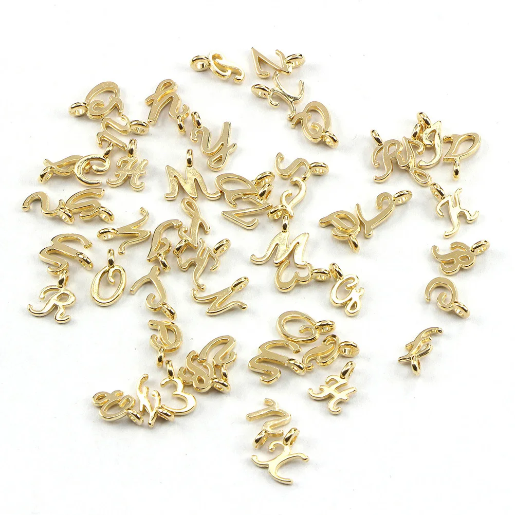 

104 шт. подвесок-букв из сплава, стильные шармы-алфавиты для самостоятельного изготовления украшений: ожерелий, браслетов, брелоков. Креативные материалы для творчества.