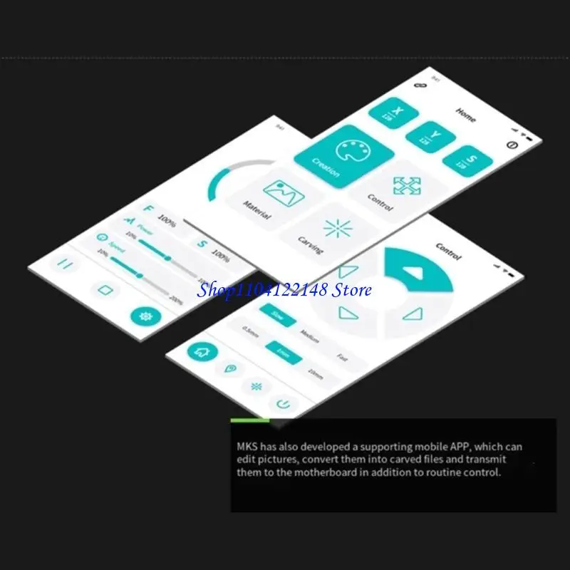 

P9FA MKS DLC32 GRBL OFFLINE CONTROLLER Граверная плата управления TS35-R сенсорный экран