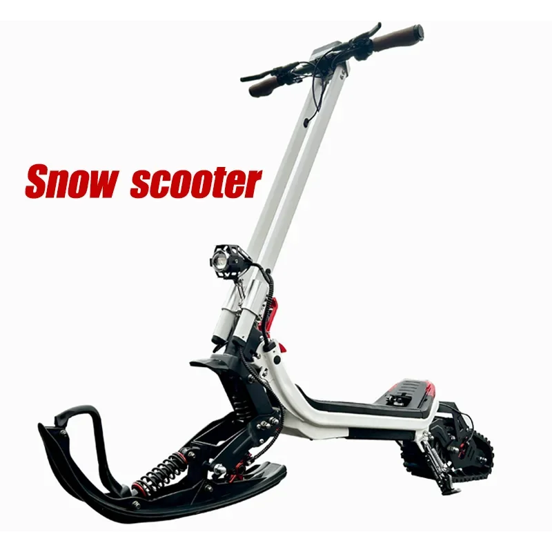 MX-5 48V 20ah 15ah 1200W 2400W Eu Magazijn Dual Motor Off Road Dikke Band Elektrische Sneeuwscooter Sneeuwscooter