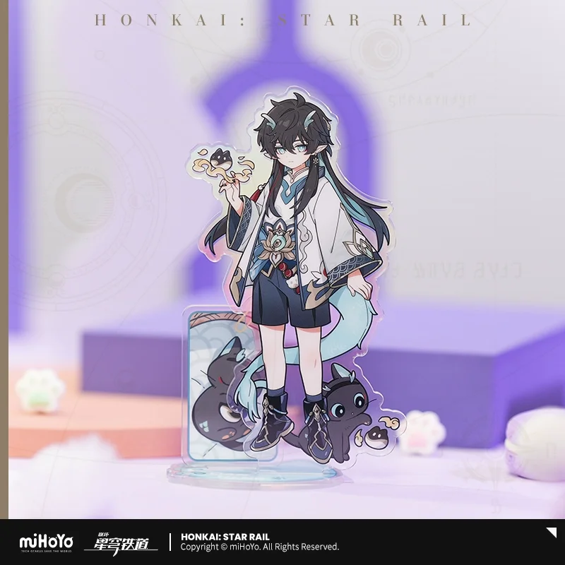 Sunsyea Honkai Star Rail Official Merch miHoYo Original Authentic XBDMM 2 Series Acrylic Stand Badge Keychain Dan Heng Argenti
