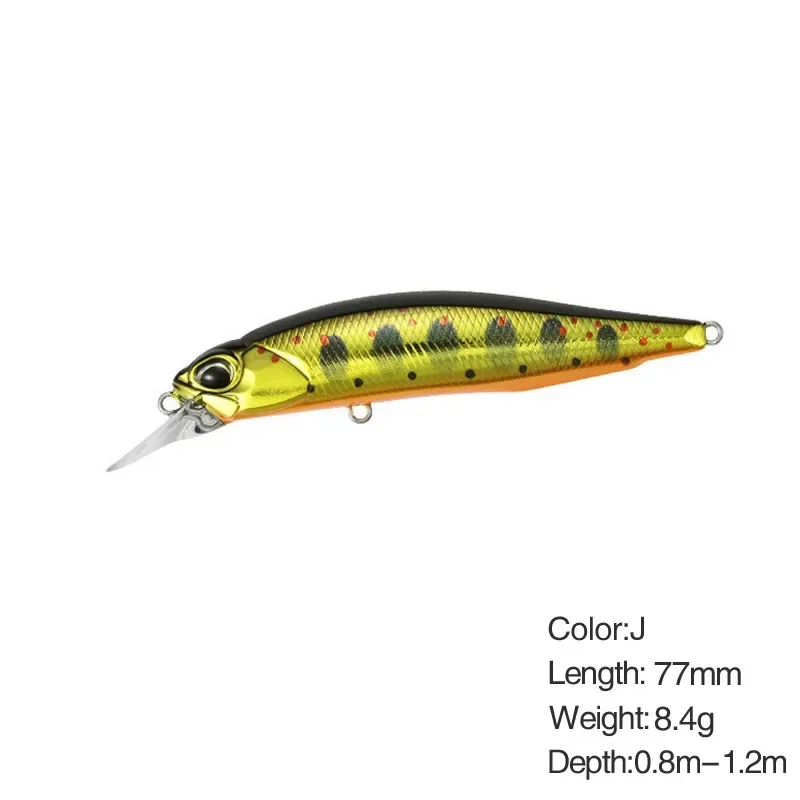 5g 8,4g Angeln Locken Minnow Wobbler Köder Rozante Suspending Jerkbait Swimbait Künstliche Harten Köder Culter Alburnus Köder