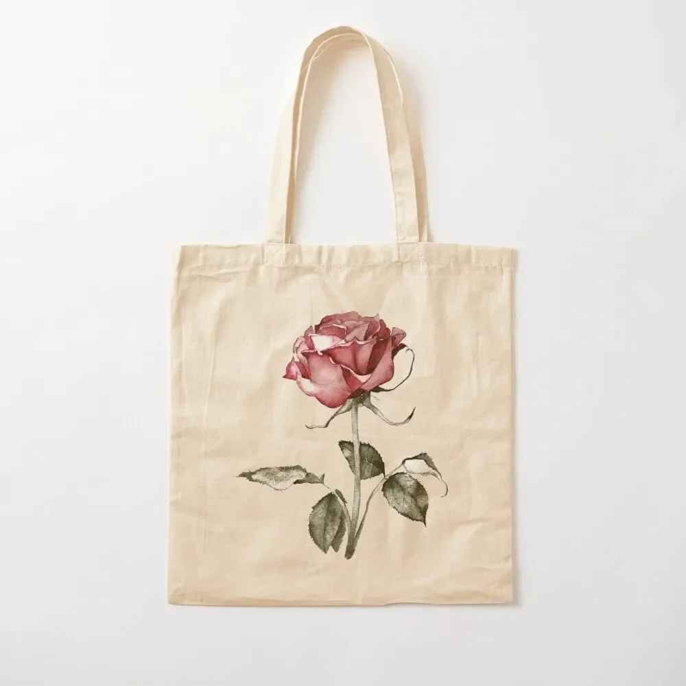 

Elegant Rose Watercolor Illustration Tote Bag ecological bags shopper bags for women Tote Bag