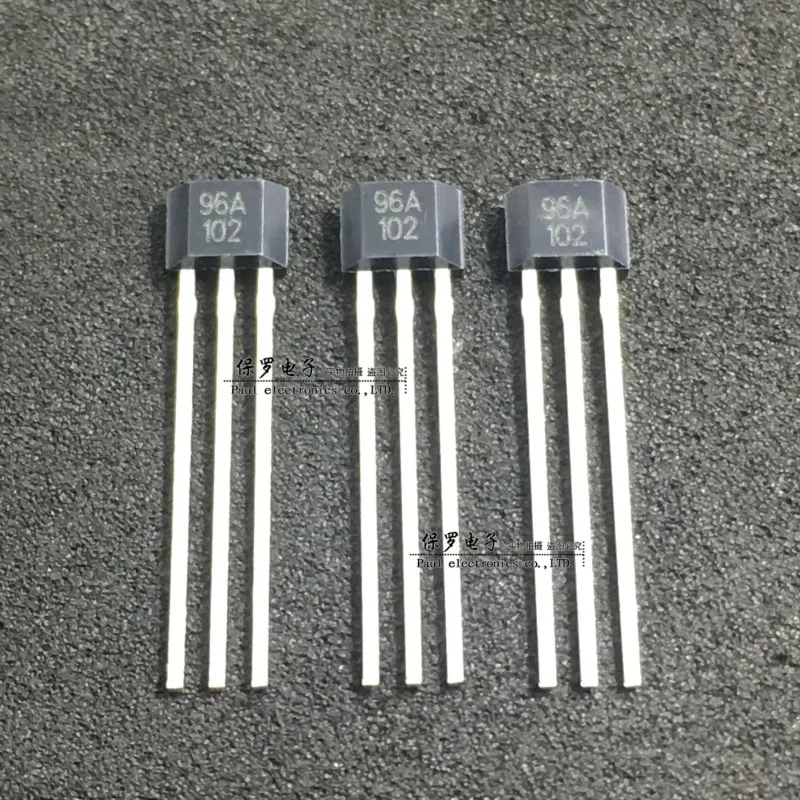 10PCS/ SS496A silk screen printing 96A high precision linear Hall element 496A in-line SS496A1 sensor