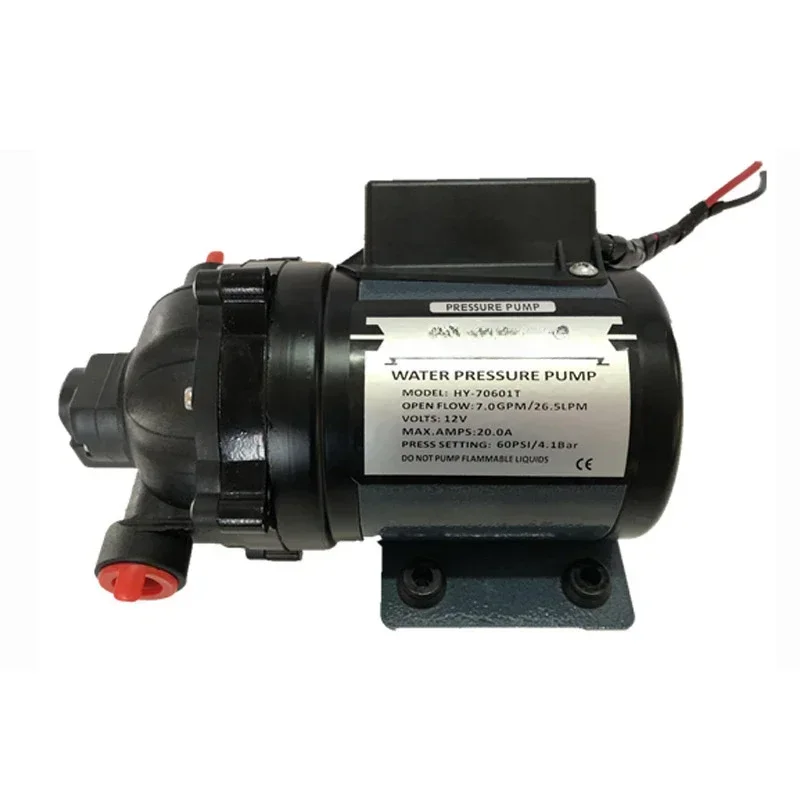 Singflo 7GPM 60PSI hy70601t agriculture diaphragm pumps 12v dc small electric motor water