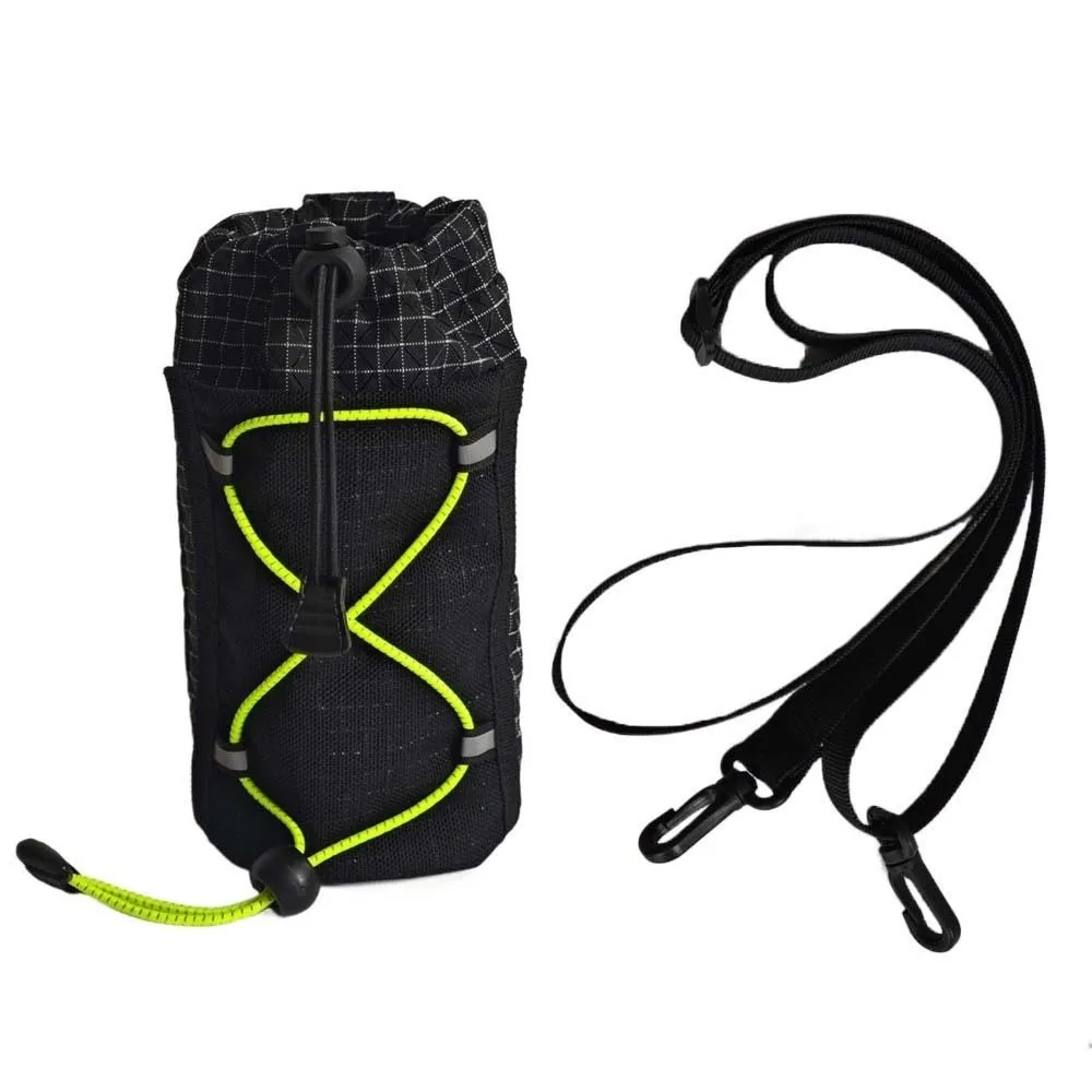 

Backpack Attachment Mountaineering Accessory Pouch Large Capacity Polyester Water Bottle Storage Bag Expansion Anti-splash Water