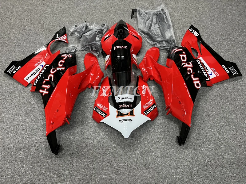 

Новый яркий комплект для мотоцикла ABS, подходит для Ducati PANIGALE V4 V4s 2020 2021 2022 20 21 22, кузов красного и черного цвета на заказ