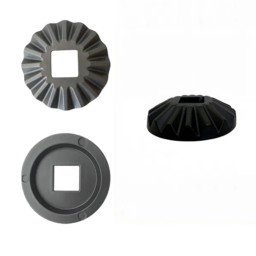 Black Aluminum Alloy Stair Posts 6pcs for Indoor Outdoor Stairs Swivel Head Sloped Angle Mounting Strong Build