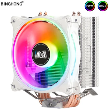 CPU Cooler LGA 2011 Cooling Fan RGB 120mm 4 Copper Tube X79 X99 Motherboard AMD3 AM4 LGA Intel 1200 1356 1150 1155 1700 CPU Fan CPU Cooler LGA 2011 Cooling Fan RGB 120mm 4 Copper Tube X79 X99 Motherboard AMD3 AM4 LGA Intel 1200 1356 1150 1155 1700 CPU Fan